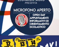 Open Day – Microfono Aperto Live in diretta radiofonica
