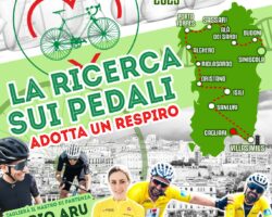 Si chiude domani a Siniscola la pedalata per la ricerca sulla fibrosi cistica. Arrivo ore 16.30, piazza Martiri di via Fani