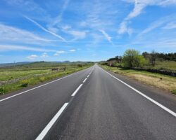 REALIZZATI 7 KM DI NUOVO ASFALTO SULLA SS 129 BIS, TRA MACOMER E SINDIA (NU)