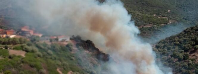 Ecco il Riepilogo giornaliero degli incendi in Sardegna